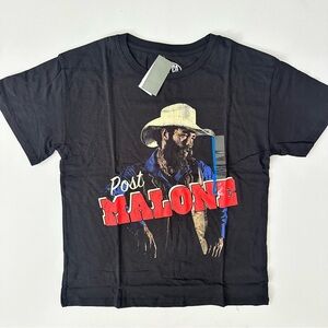 Post Malone Black Graphic T-Shirt Size L Women